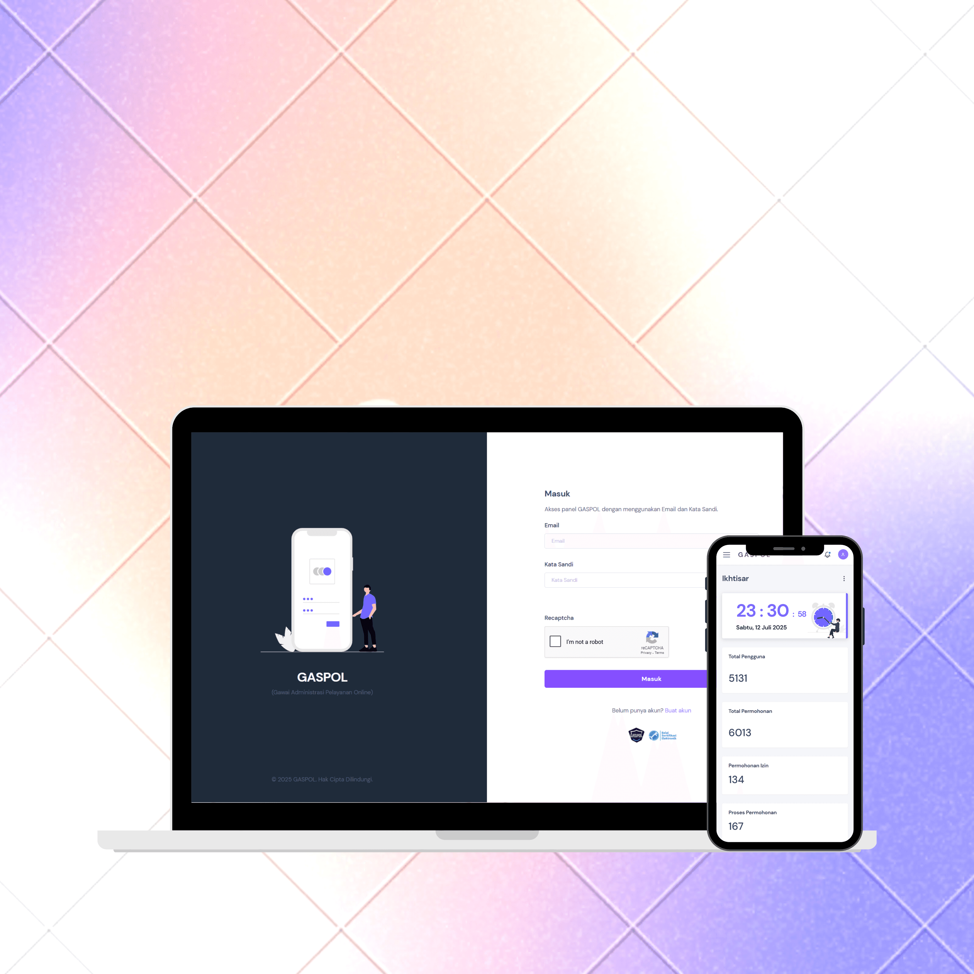 Gawai Administrasi Perizinan Online (GASPOL) project thumbnail
